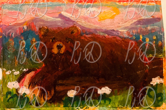 Ursa on a Log